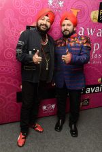 Jasveer  Singh with Daler mehandi at the launch of Jawani Express Album in Mumbai on 25th Feb 2014